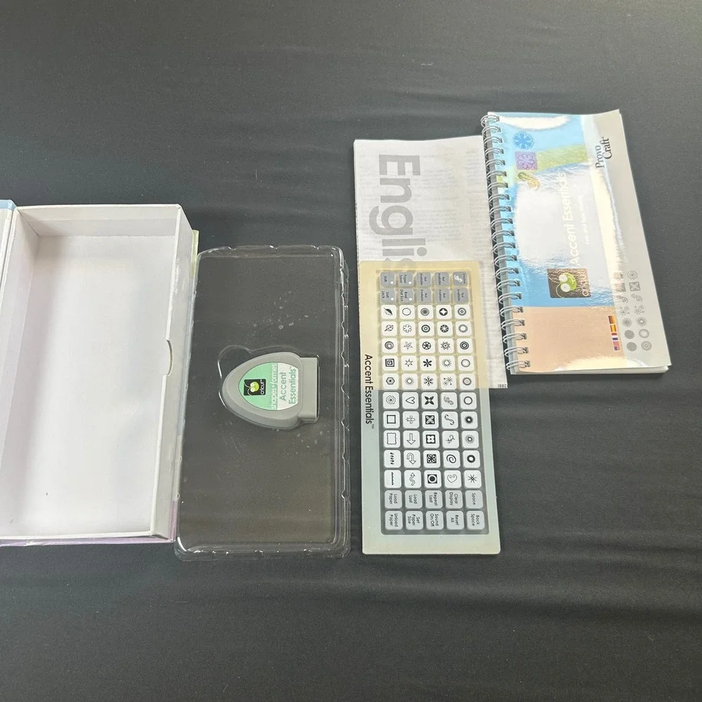 Cricut electronic cutter Accent Essentials cartridge Link Status Unknown